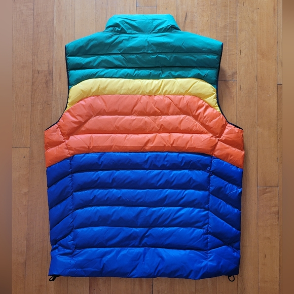 Polo Ralph Lauren Men's Small Multi Color Puffer Vest Colorblock NWT - Picture 12 of 12